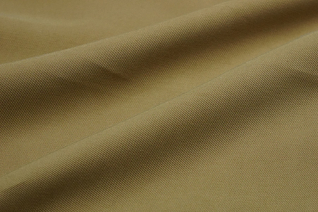 Khaki rayon/polyester twill fabric for women's top and pants HLWO24013