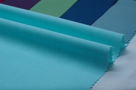 Light blue/Black twill TR stretch fabric for uniform HLTR18063